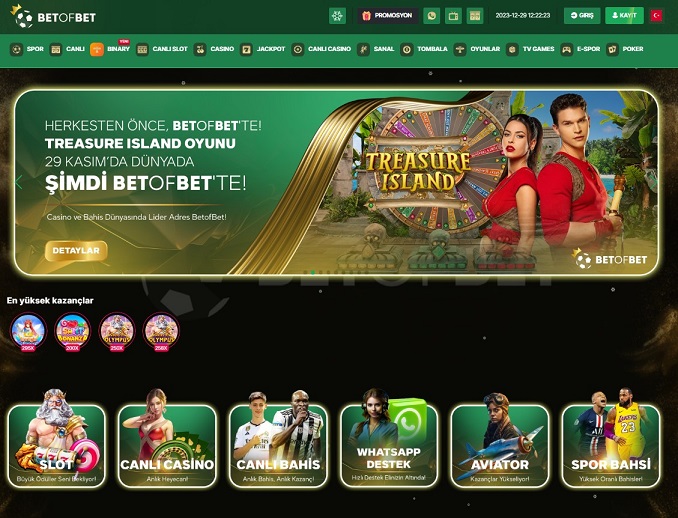 Betofbet giriş adresinde katılım sağlayabileceğiniz spor dalları mevcuttur.